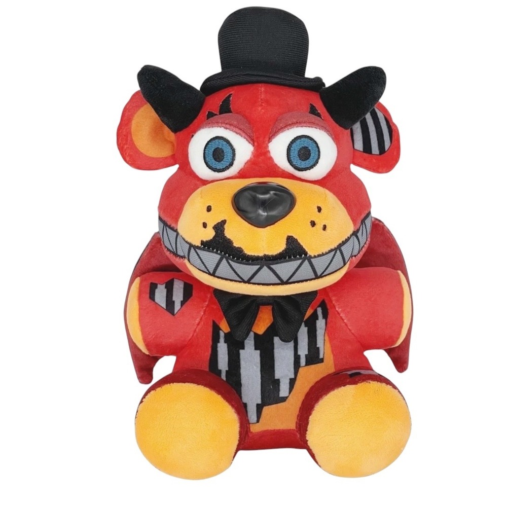 XSmart Global Devil Freddy Plush Toy Special Edition Red Devil Horns Wings 9"